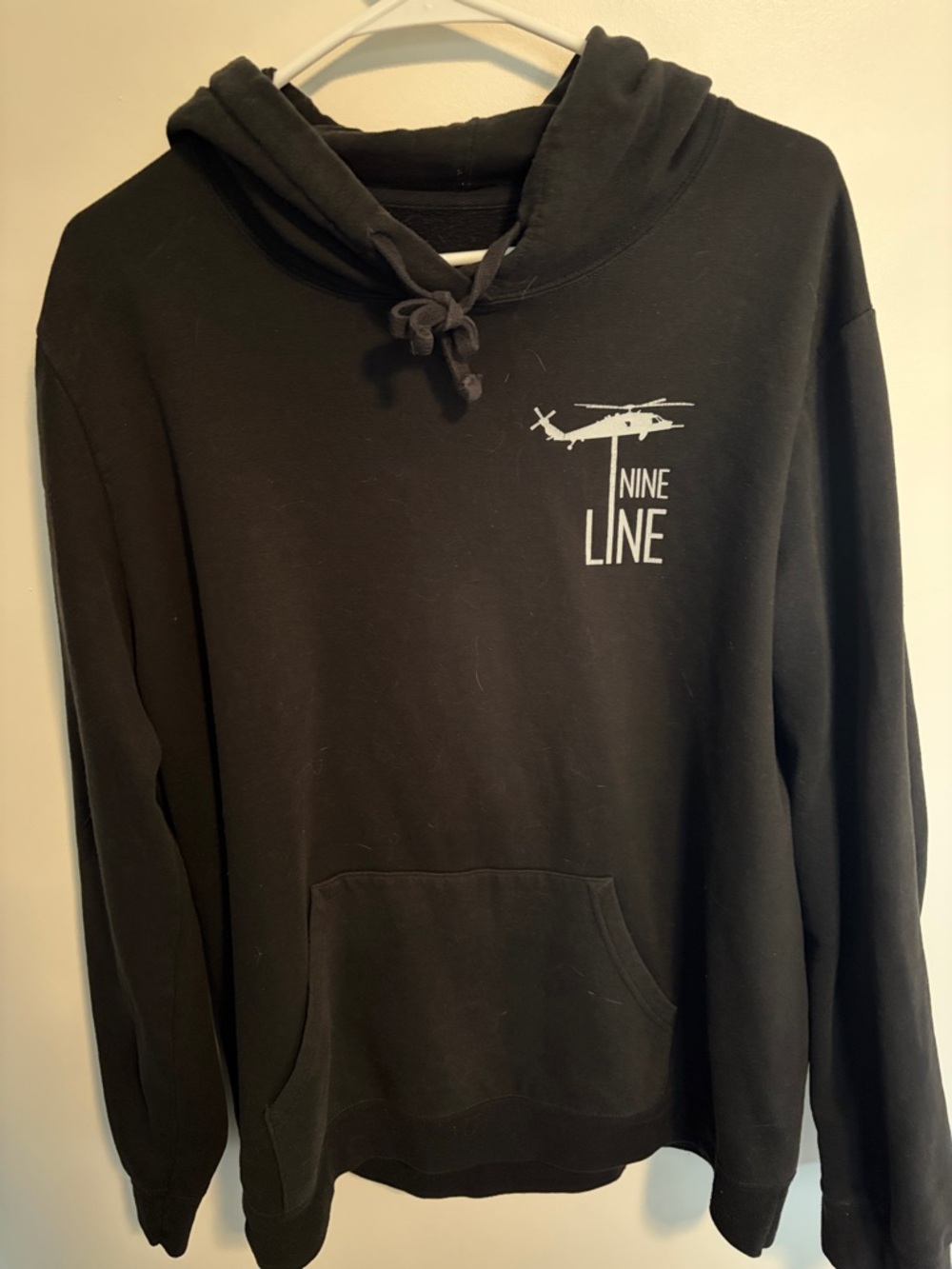 Nine Line Men’s Black Logo Hoodie
